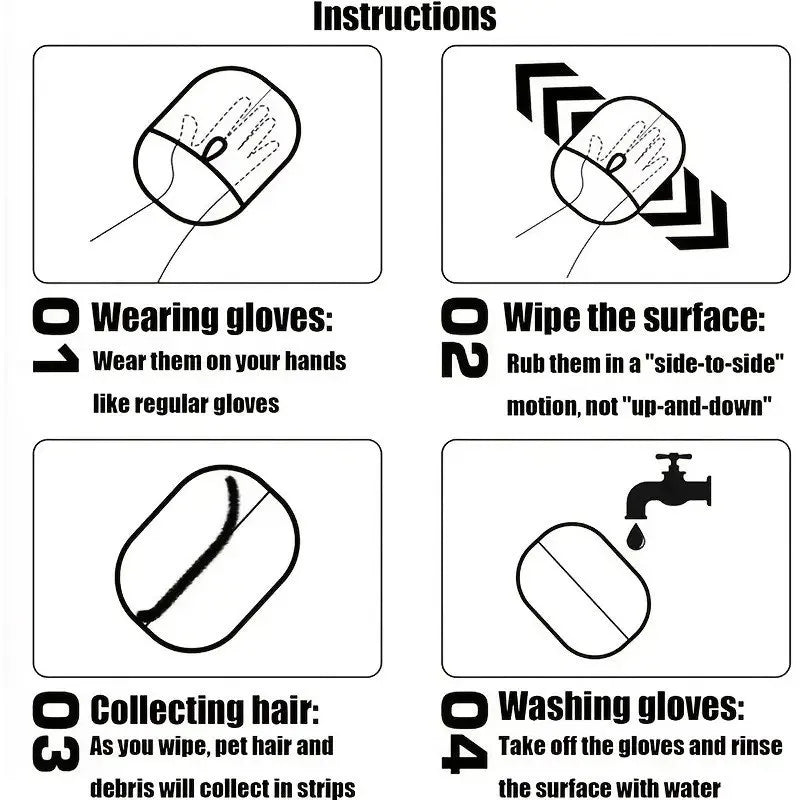 Petshear™ Premium Pet Hair Removal Glove