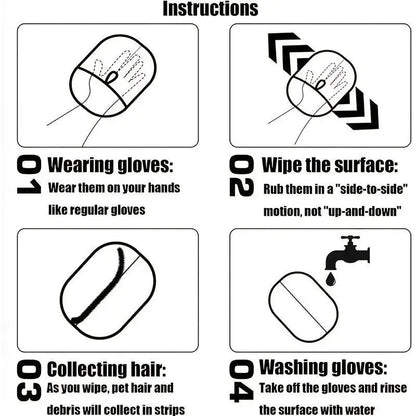 Petshear™ Premium Pet Hair Removal Glove